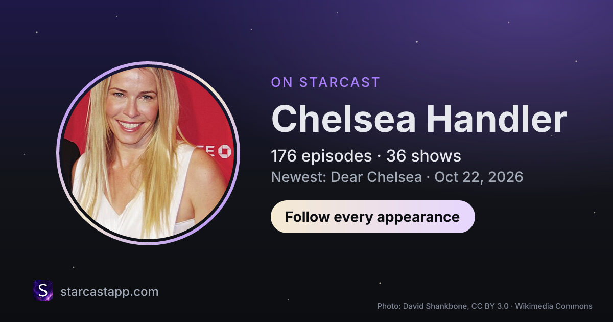 The preview card for Chelsea Handler