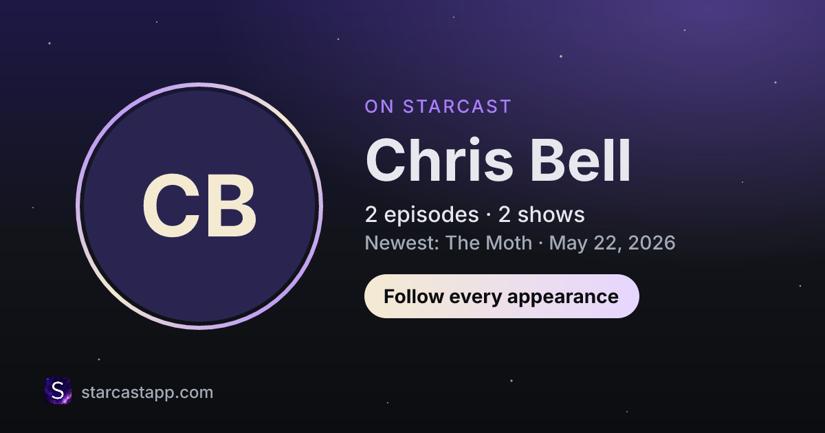 The preview card for Chris Bell