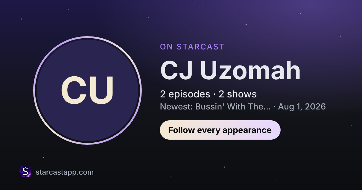 The preview card for CJ Uzomah