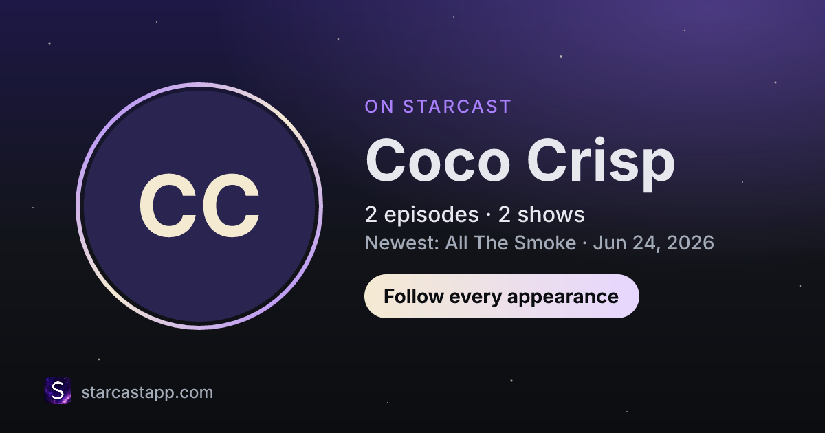The preview card for Coco Crisp