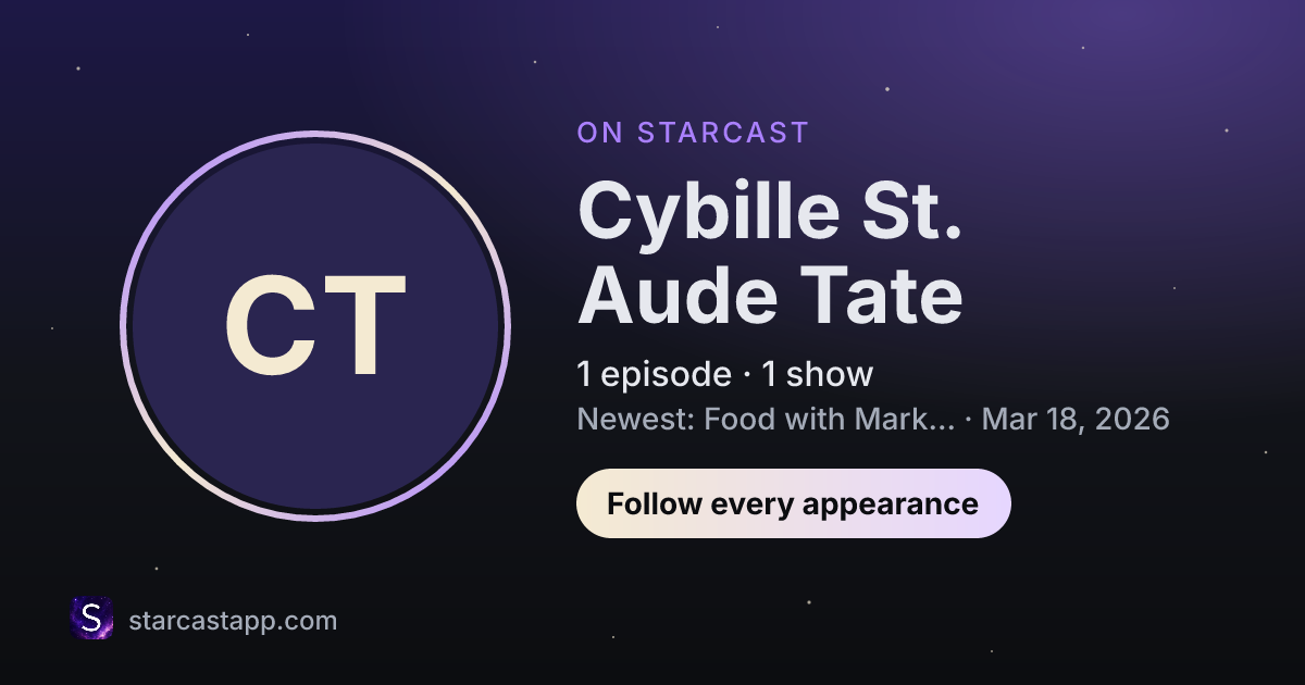 The preview card for Cybille St. Aude Tate