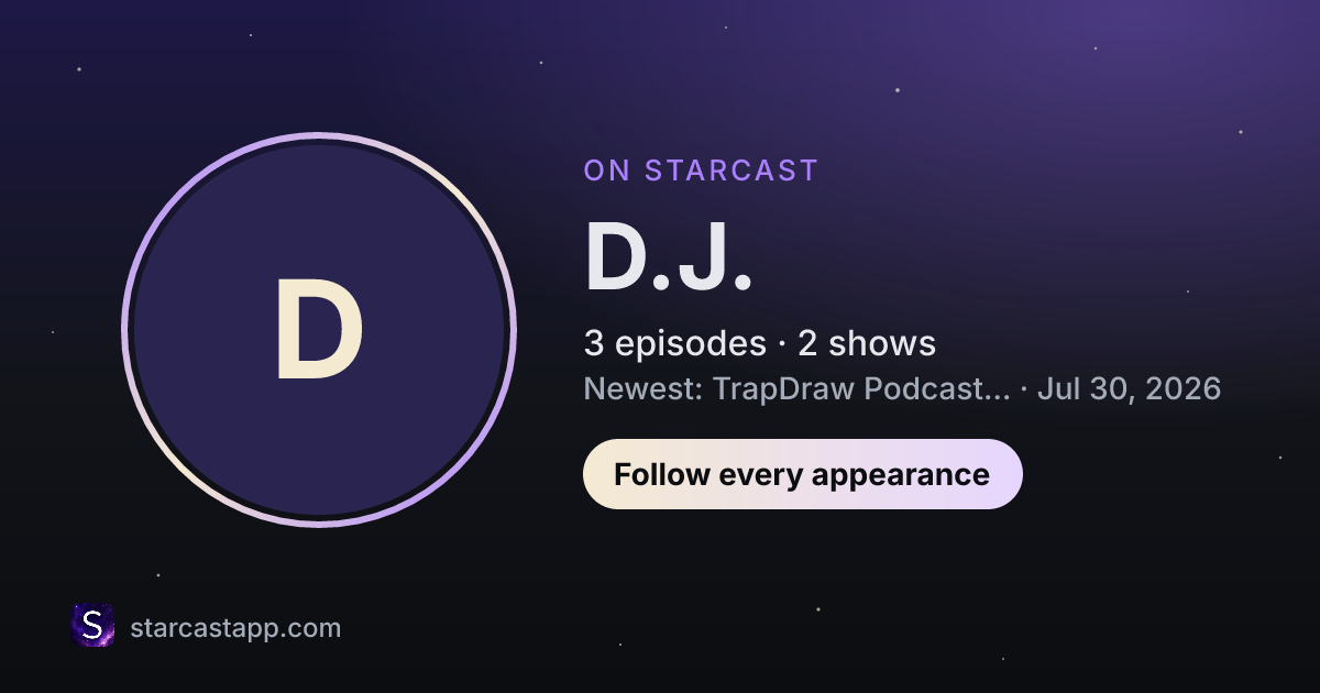 The preview card for D.J.