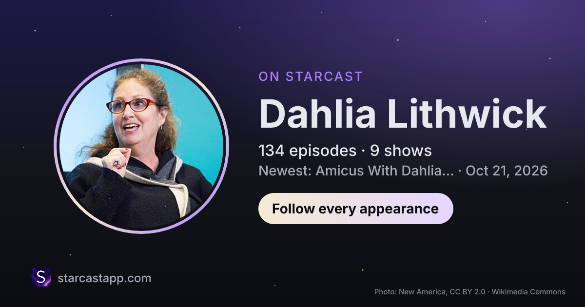The preview card for Dahlia Lithwick