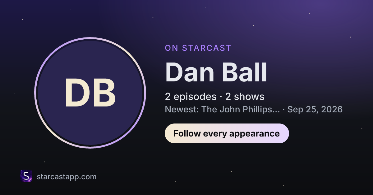 The preview card for Dan Ball