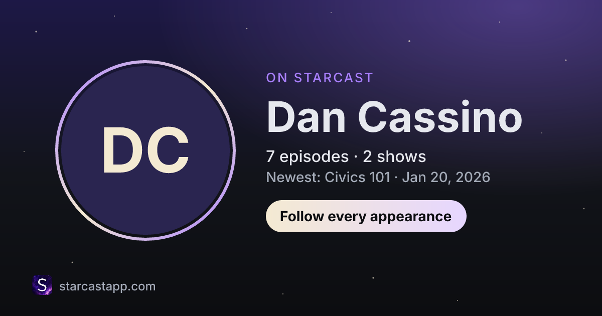 The preview card for Dan Cassino