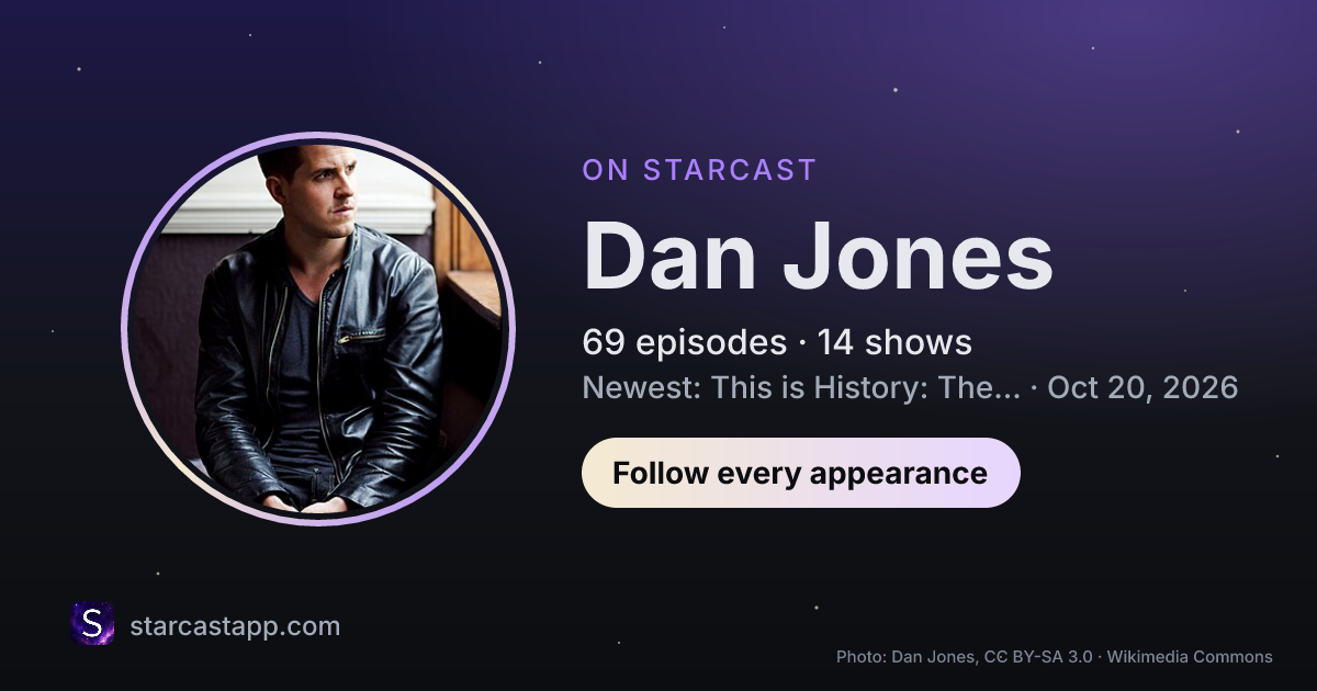 The preview card for Dan Jones