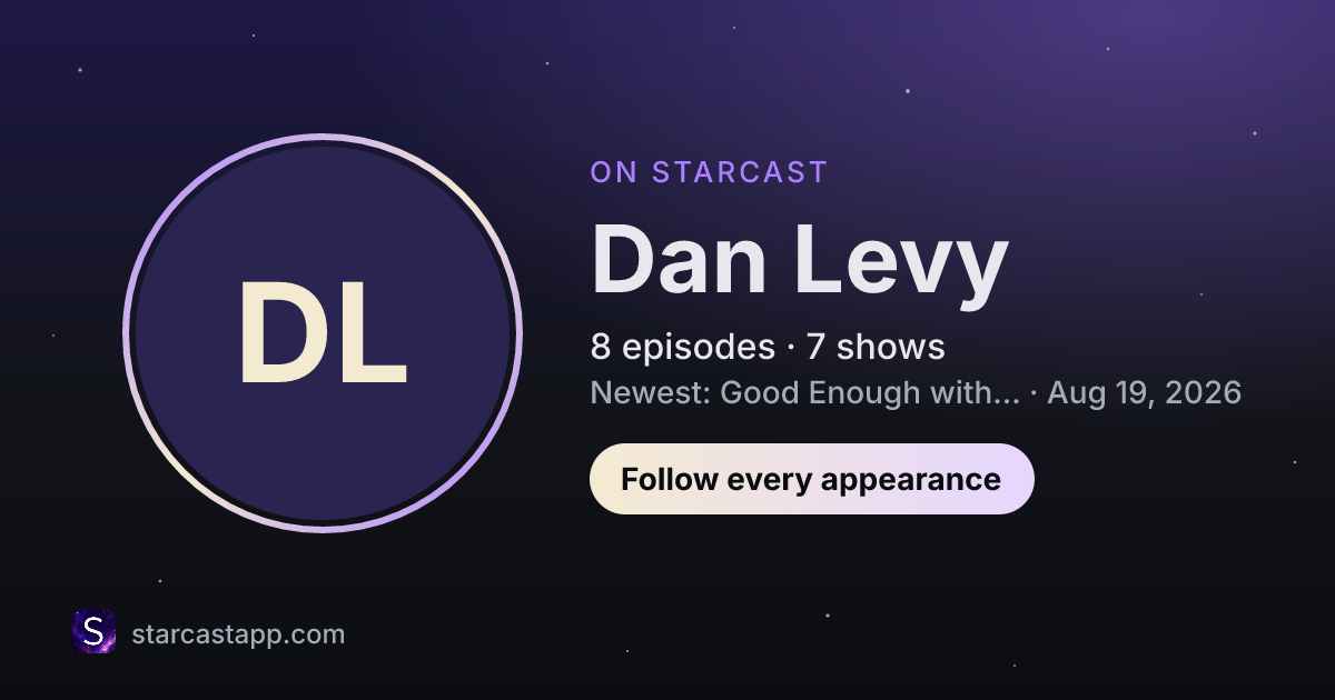 The preview card for Dan Levy