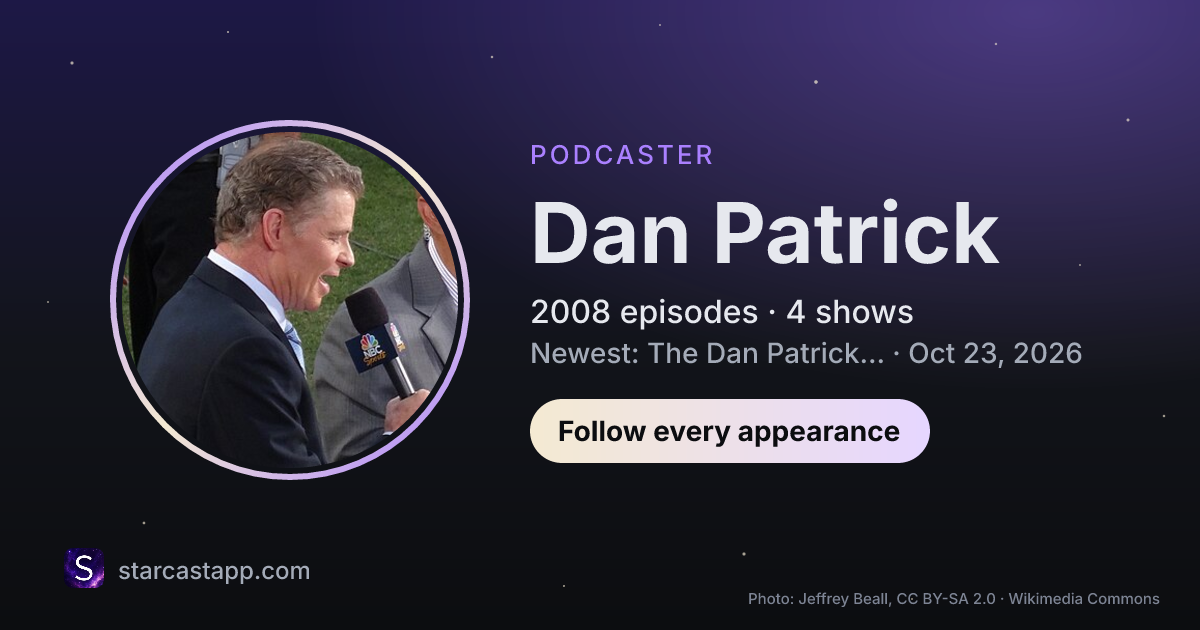 The preview card for Dan Patrick