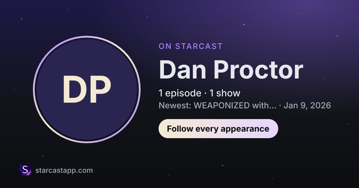 The preview card for Dan Proctor