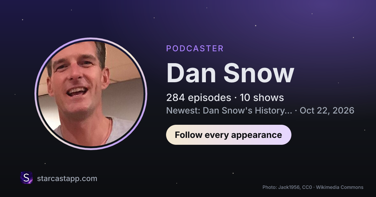 The preview card for Dan Snow
