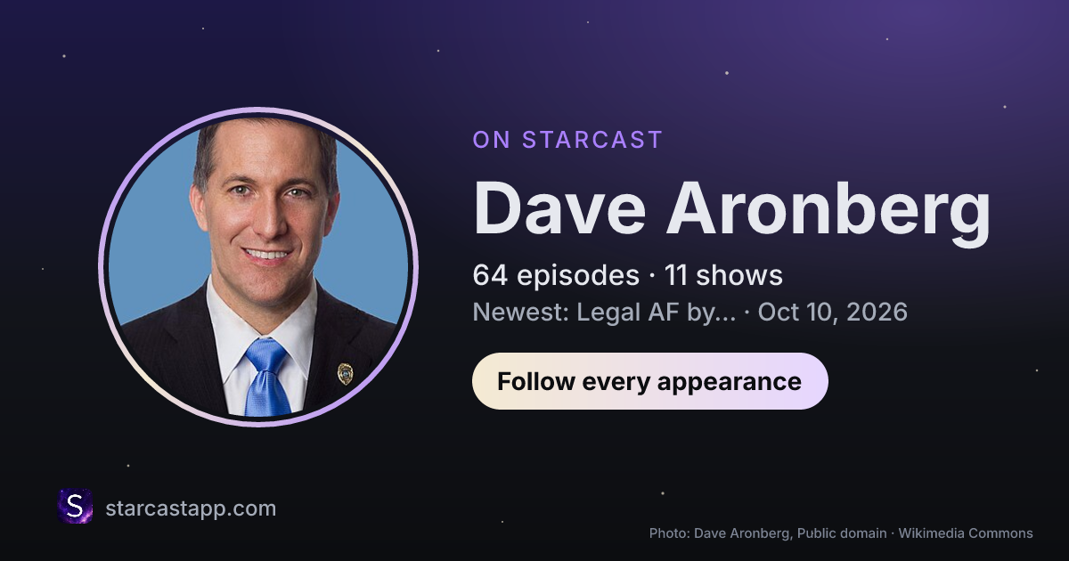 The preview card for Dave Aronberg