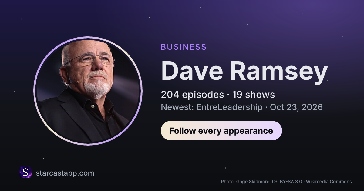 The preview card for Dave Ramsey