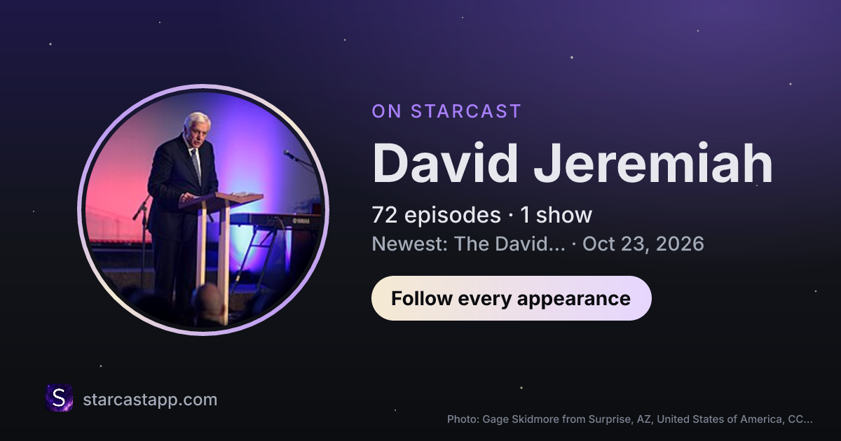 The preview card for David Jeremiah