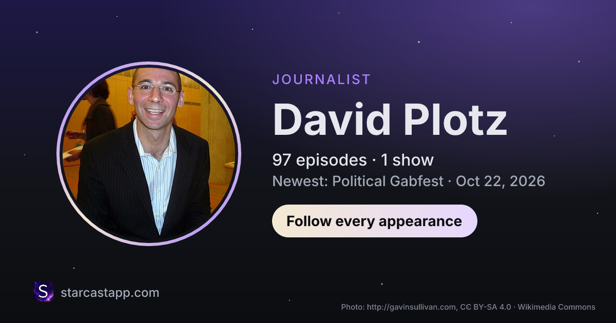 The preview card for David Plotz