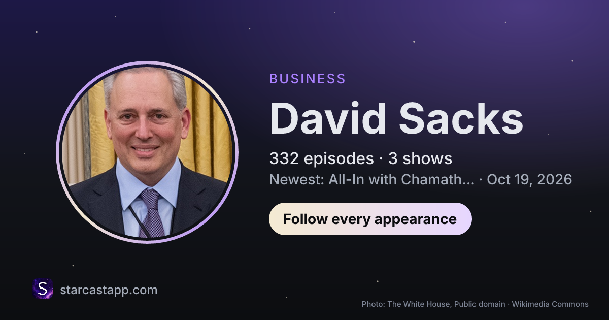 The preview card for David Sacks