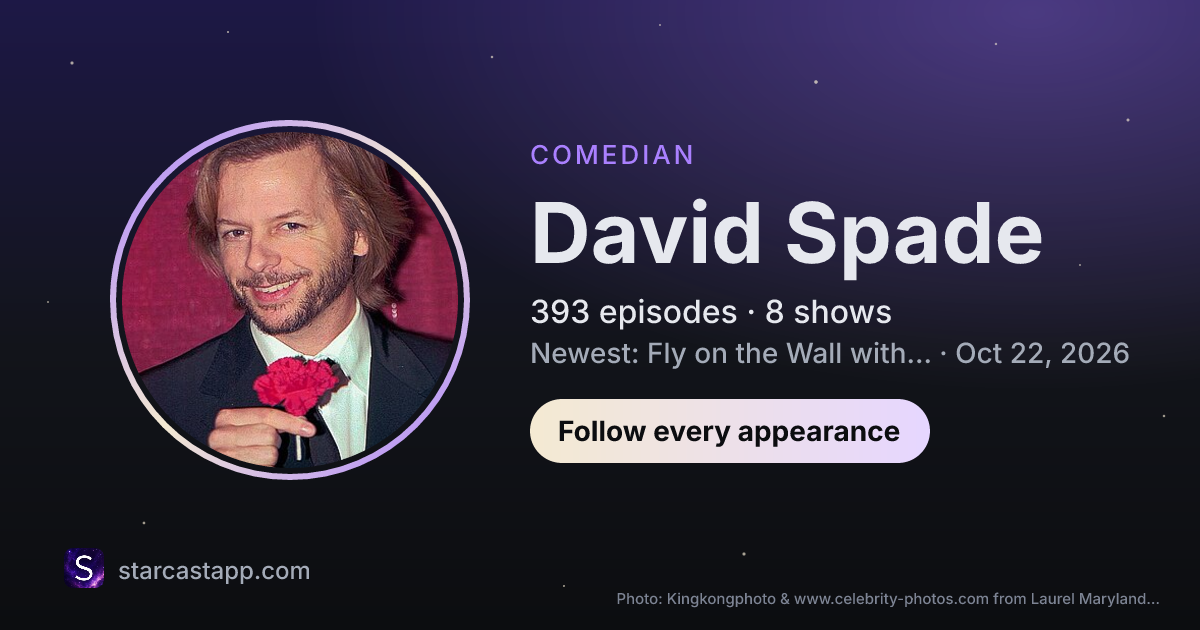 The preview card for David Spade