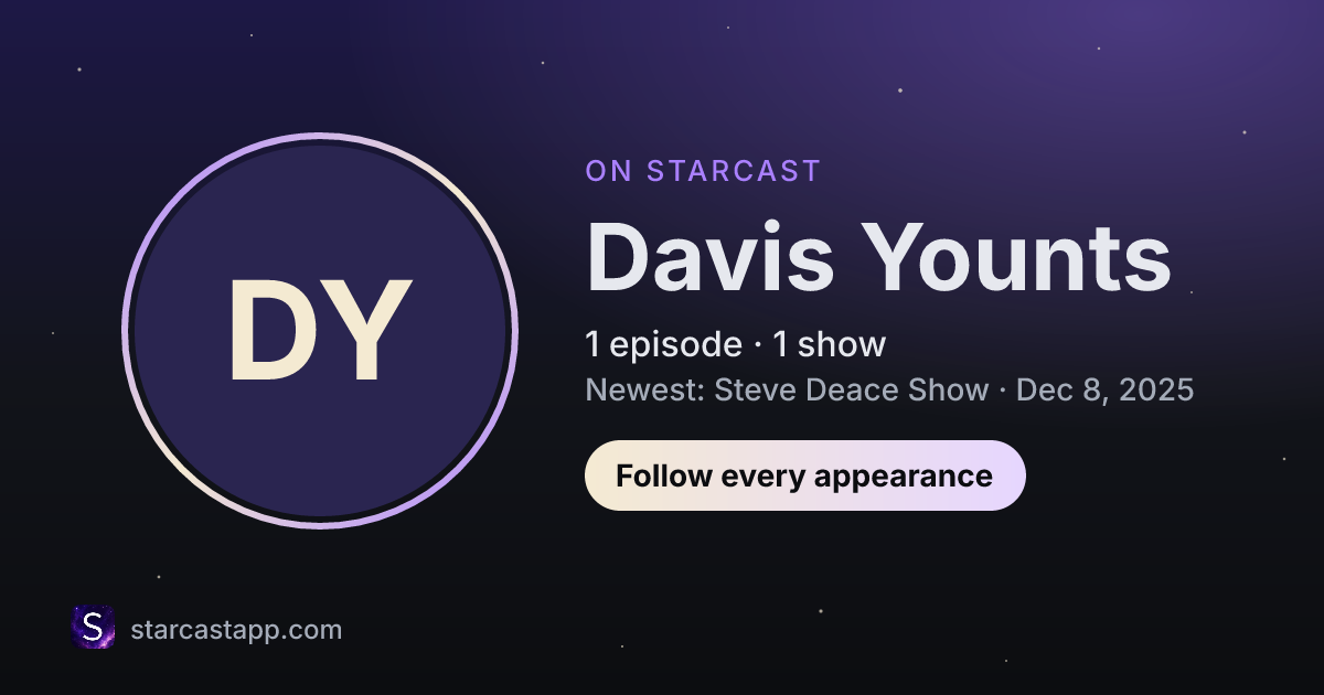 The preview card for Davis Younts