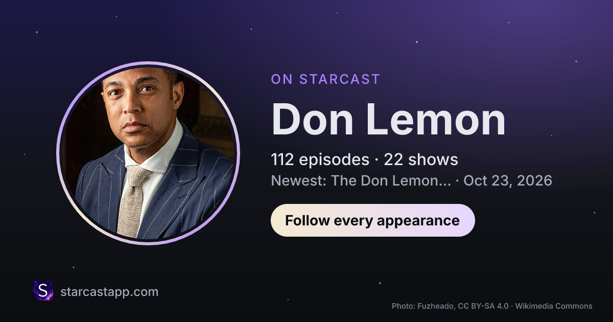 The preview card for Don Lemon