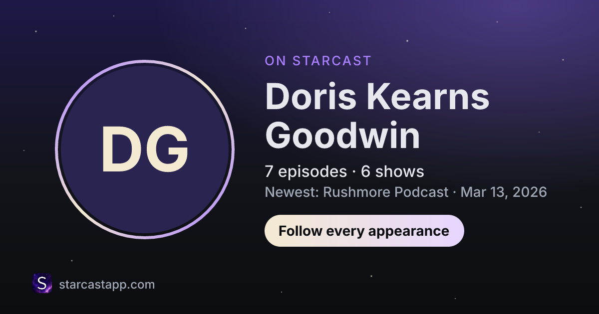 The preview card for Doris Kearns Goodwin