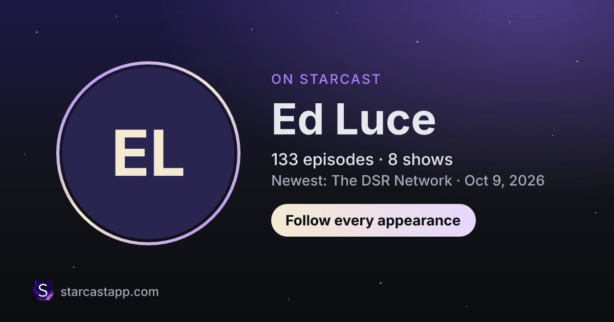 The preview card for Ed Luce
