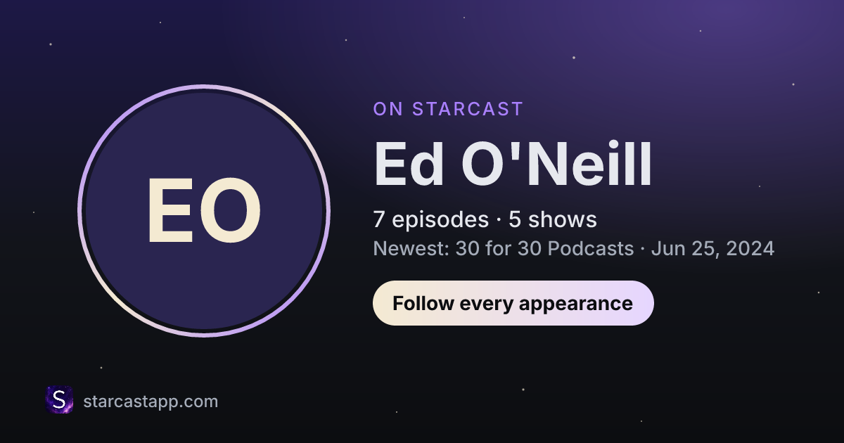 The preview card for Ed O'Neill