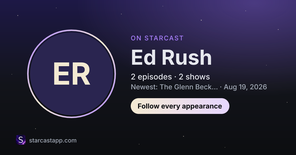 The preview card for Ed Rush