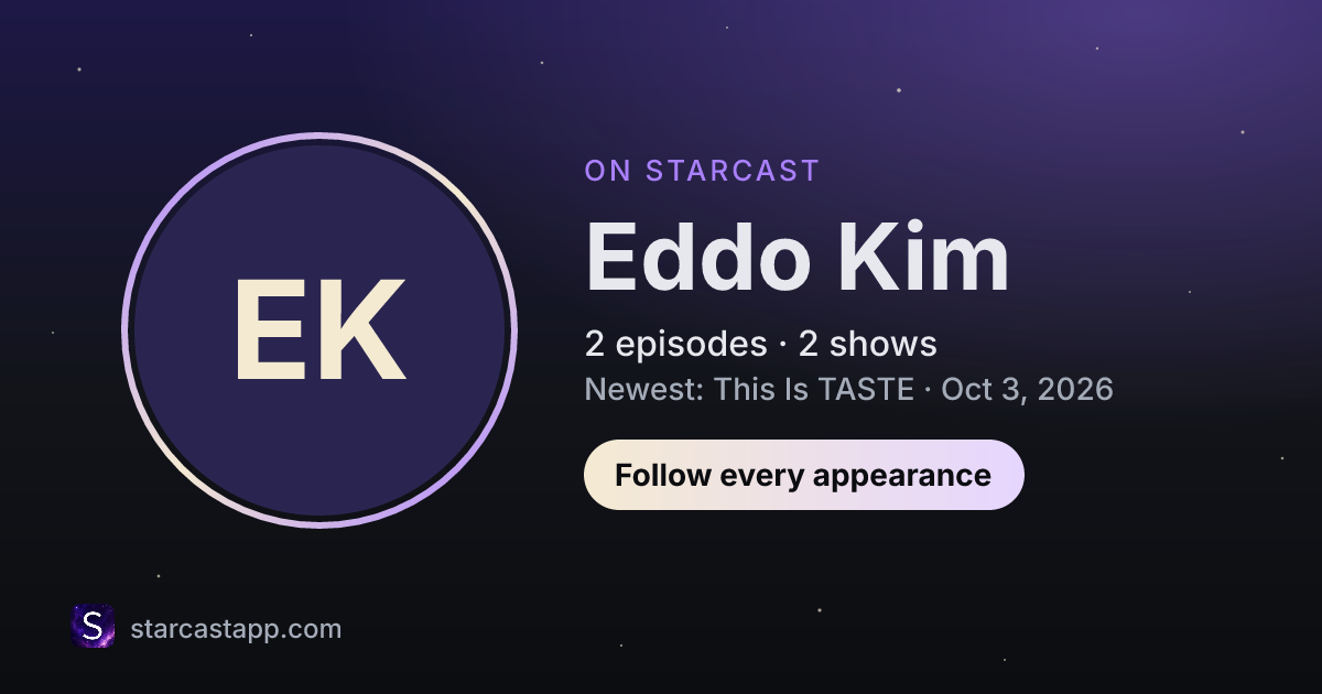 The preview card for Eddo Kim