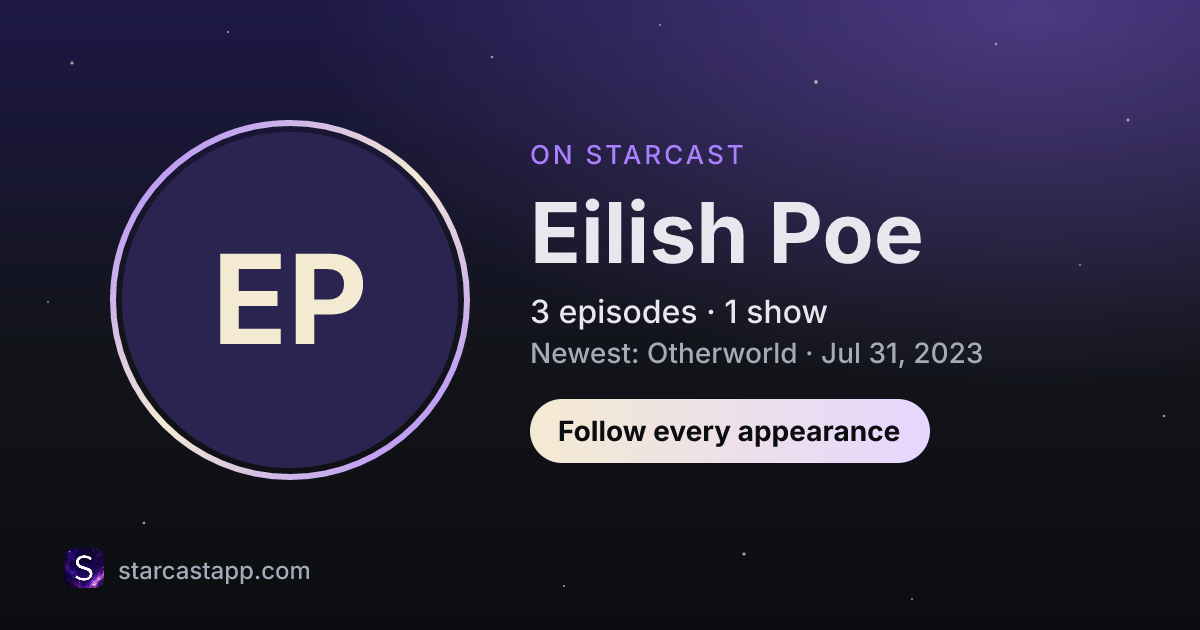 The preview card for Eilish Poe