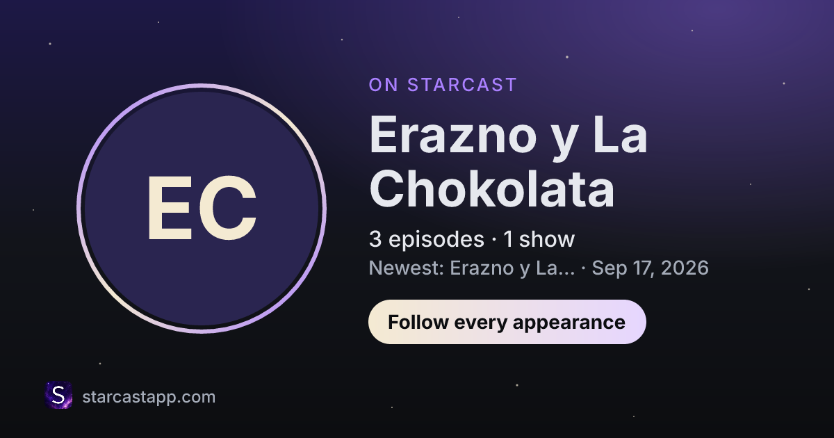The preview card for Erazno y La Chokolata