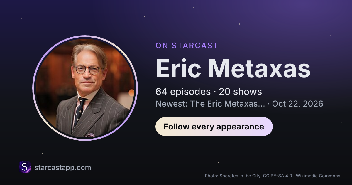 The preview card for Eric Metaxas
