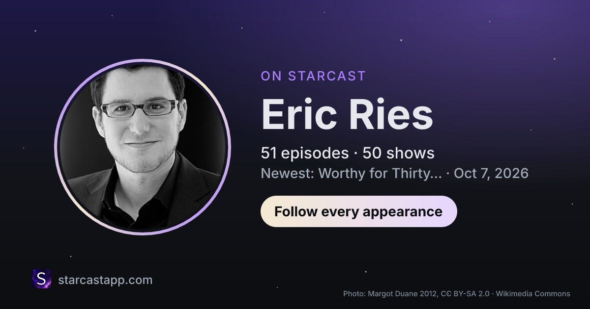 The preview card for Eric Ries