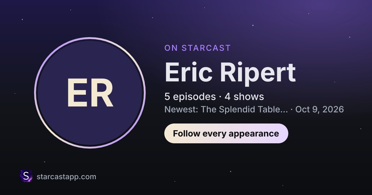 The preview card for Eric Ripert
