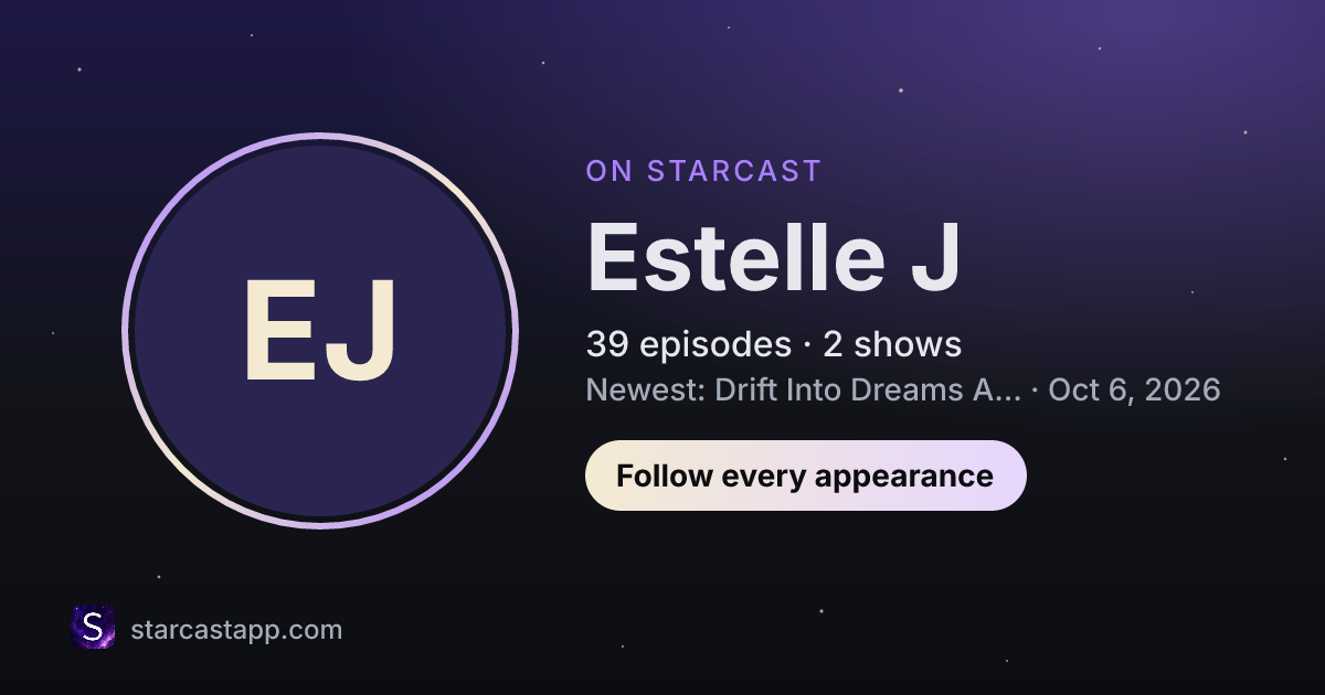 The preview card for Estelle J