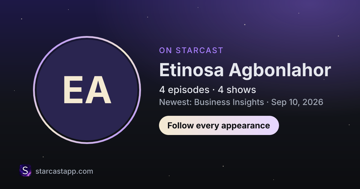 The preview card for Etinosa Agbonlahor