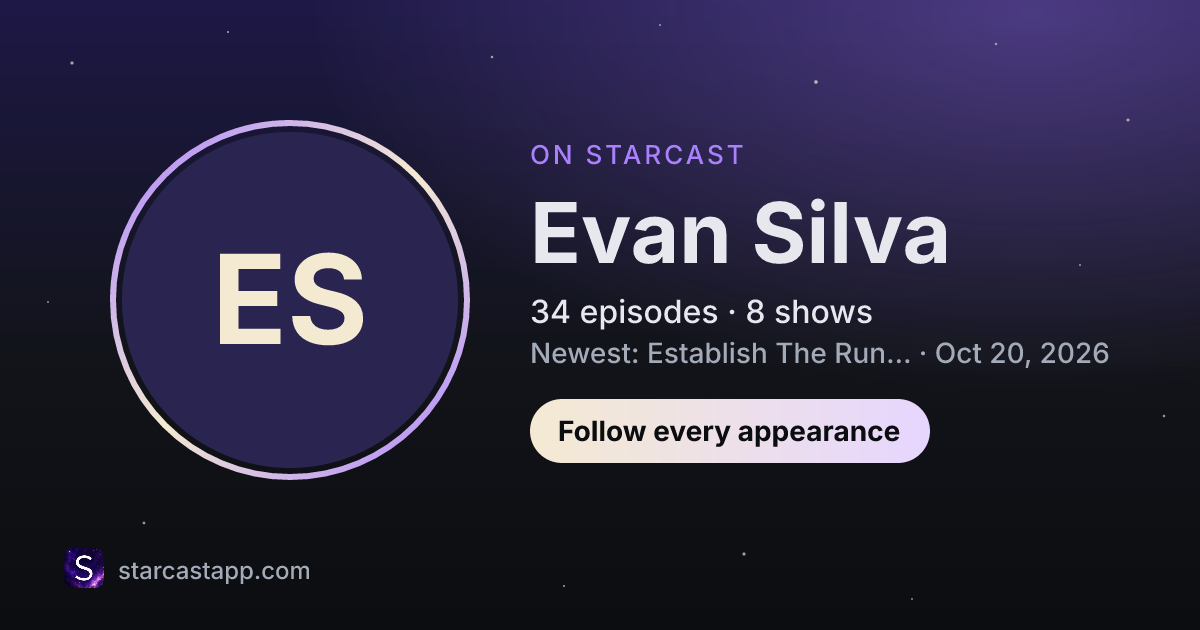 The preview card for Evan Silva
