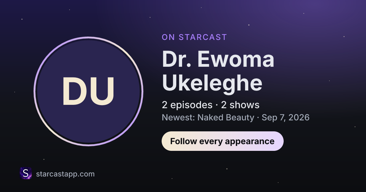 The preview card for Dr. Ewoma Ukeleghe