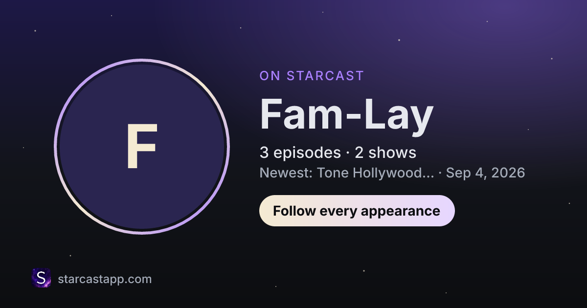 The preview card for Fam-Lay