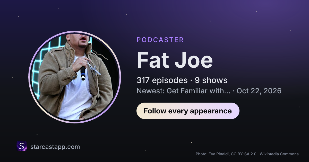 The preview card for Fat Joe