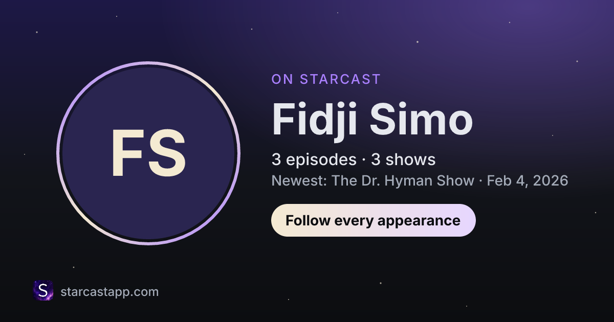 The preview card for Fidji Simo