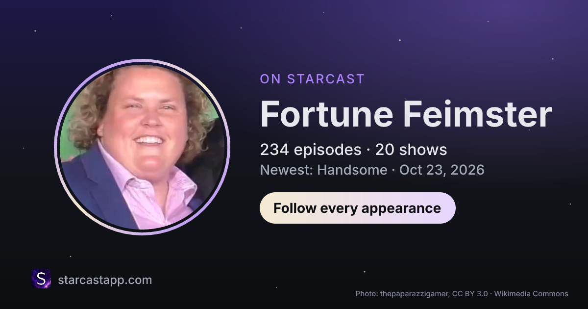 The preview card for Fortune Feimster