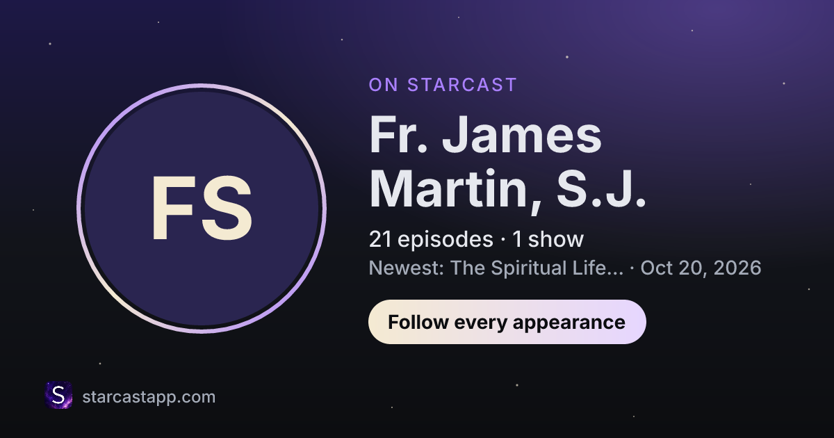 The preview card for Fr. James Martin, S.J.