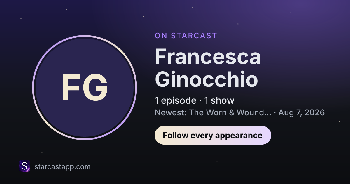 The preview card for Francesca Ginocchio