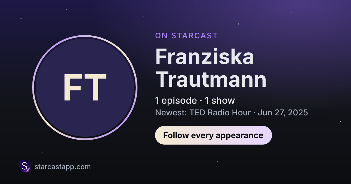 The preview card for Franziska Trautmann