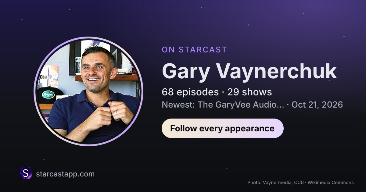 The preview card for Gary Vaynerchuk