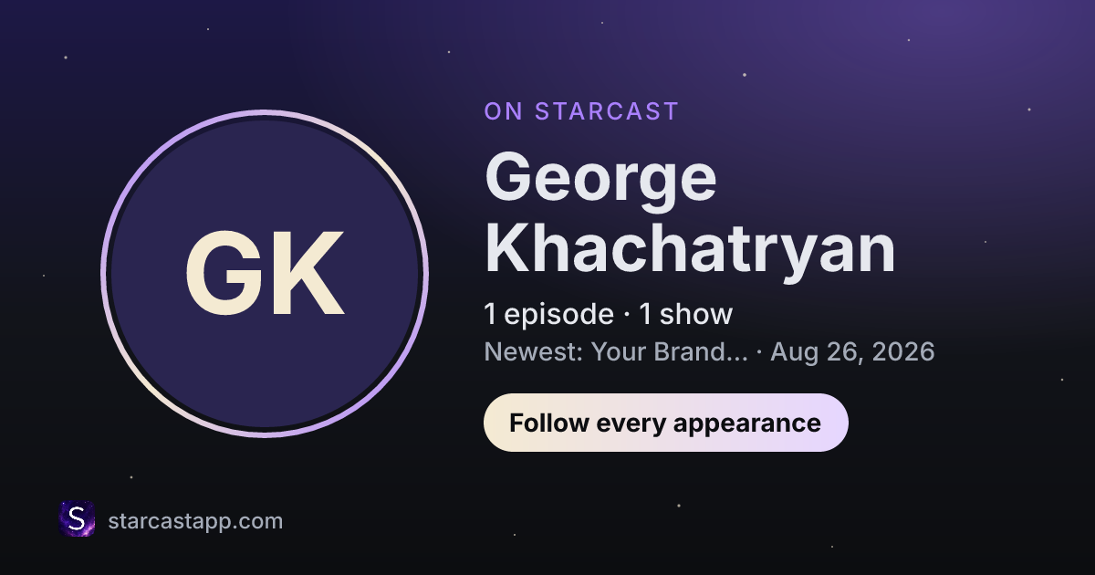 The preview card for George Khachatryan