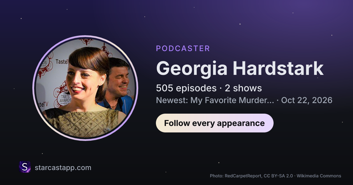 The preview card for Georgia Hardstark