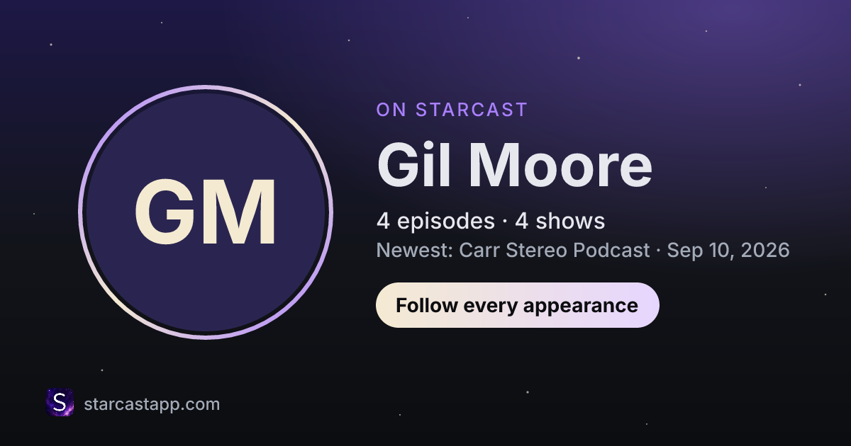 The preview card for Gil Moore
