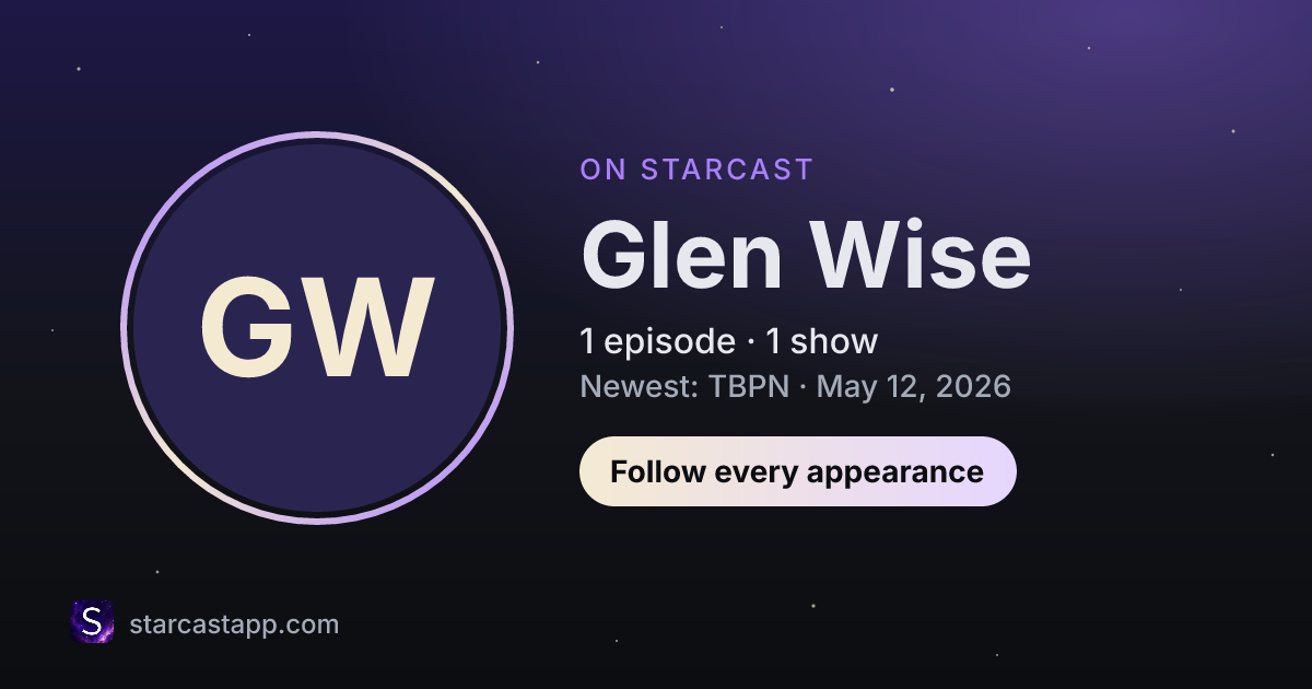 The preview card for Glen Wise
