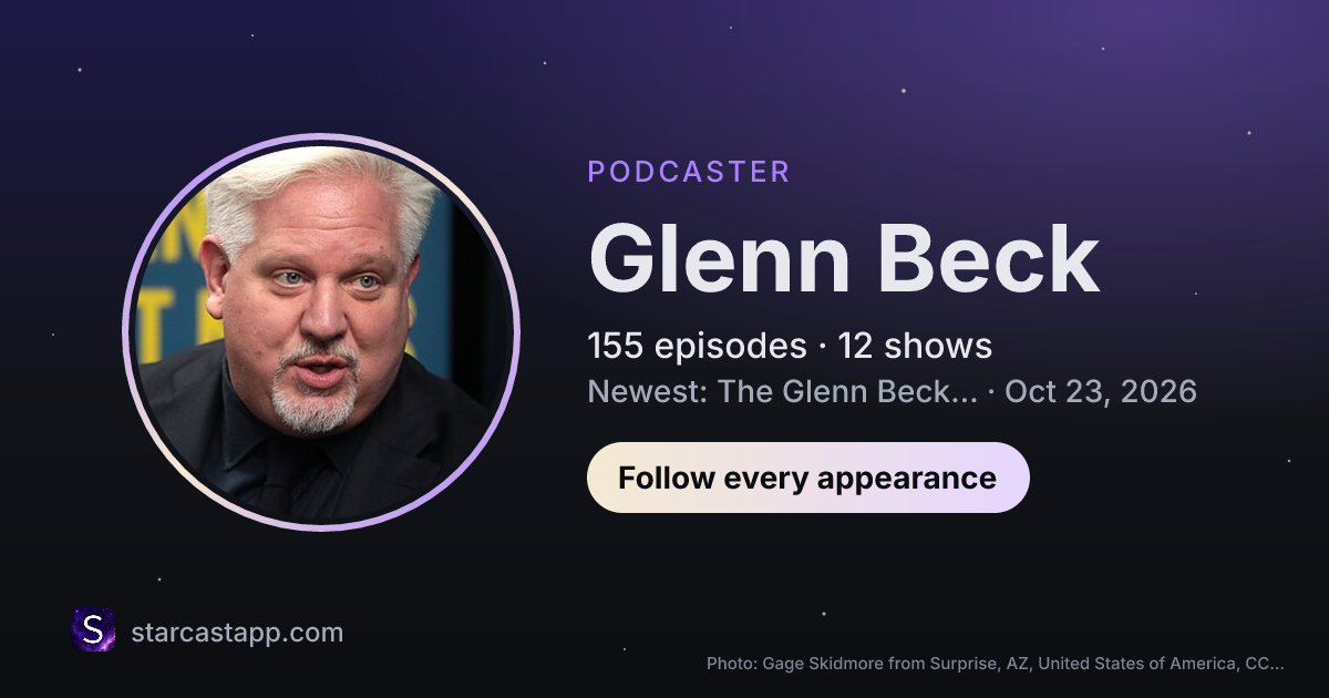 The preview card for Glenn Beck
