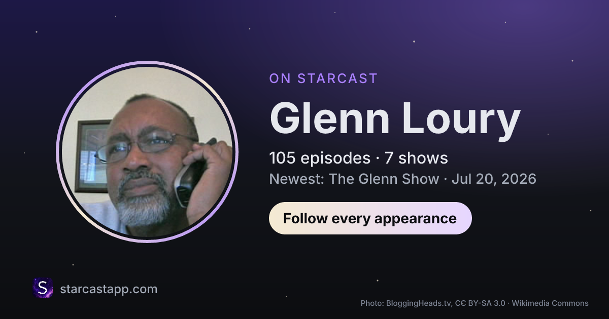 The preview card for Glenn Loury